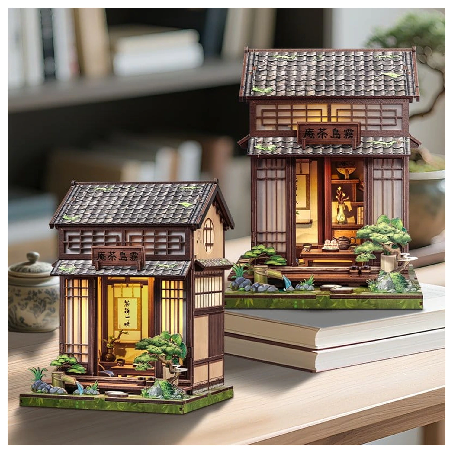 Miniature House Model Kit Kirishima Cha-an 19 x 14 cm product photo