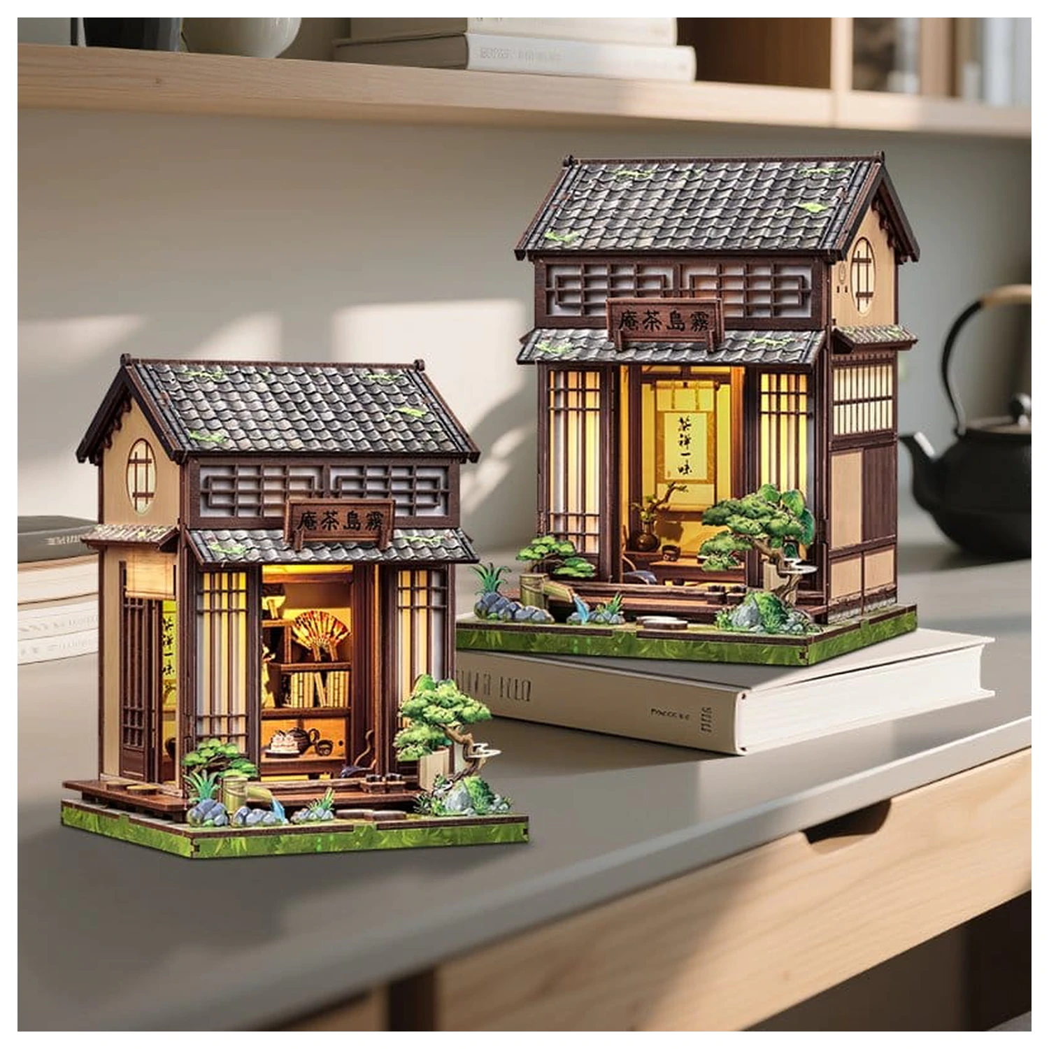 Miniature House Model Kit Kirishima Cha-an 19 x 14 cm product photo