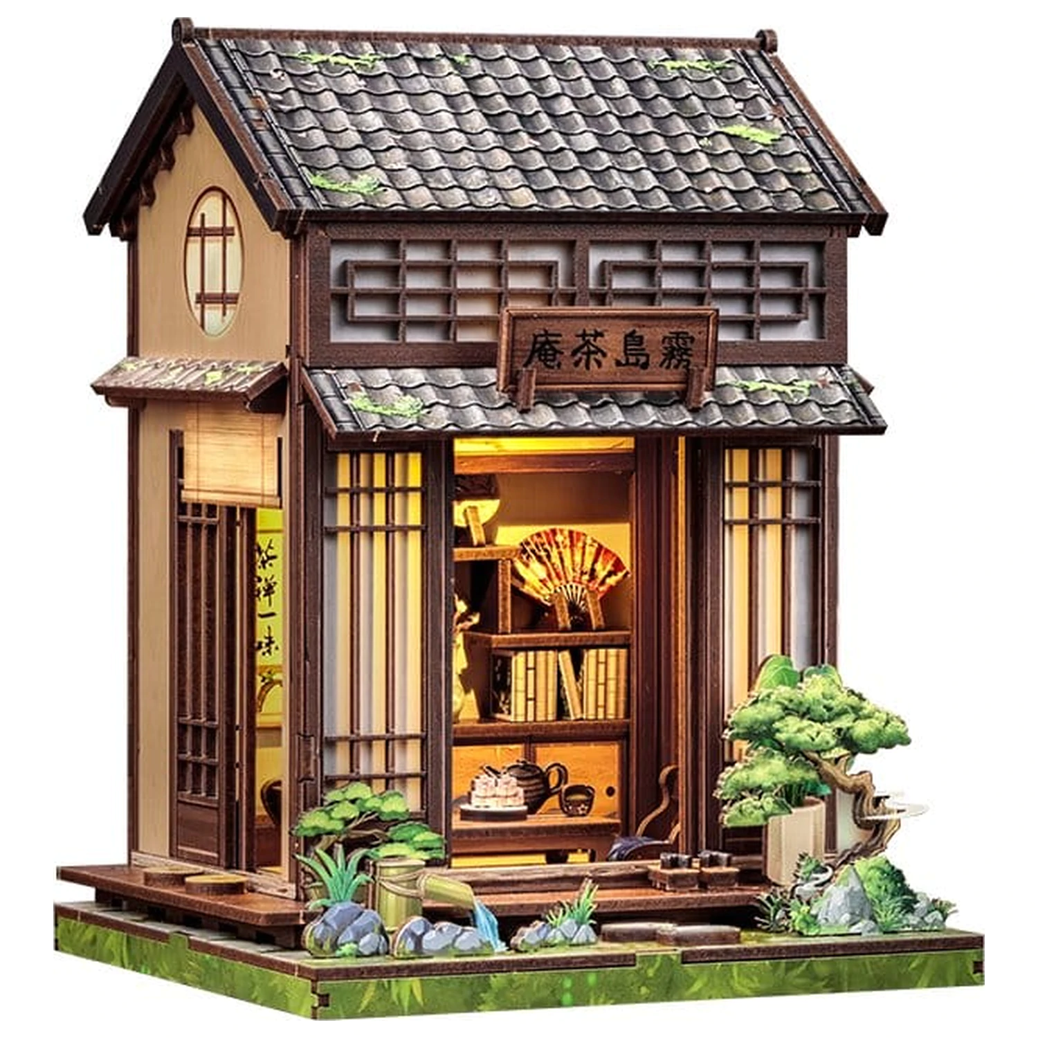 Miniature House Model Kit Kirishima Cha-an 19 x 14 cm product photo
