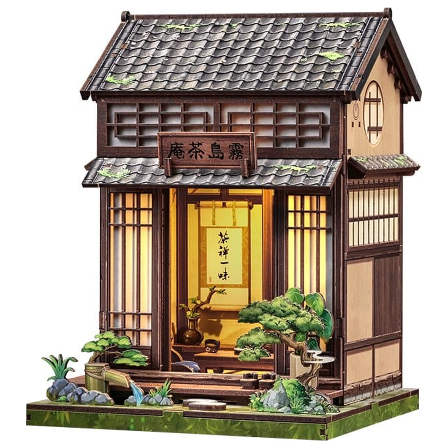 Miniature House Model Kit Kirishima Cha-an 19 x 14 cm product photo