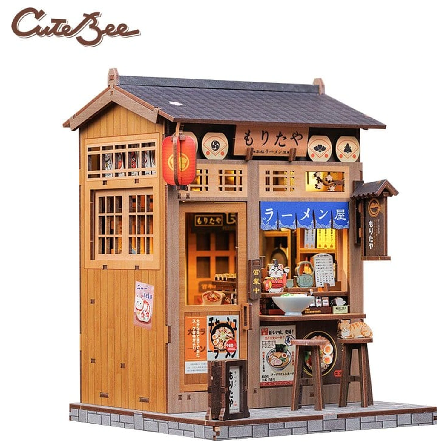 Miniature House Model Kit Morita-Ya 21 x 16 cm   product photo