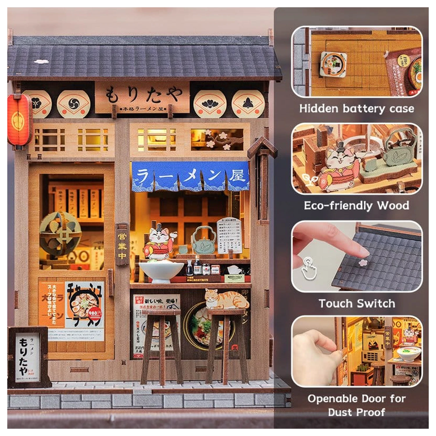 Miniature House Model Kit Morita-Ya 21 x 16 cm   product photo