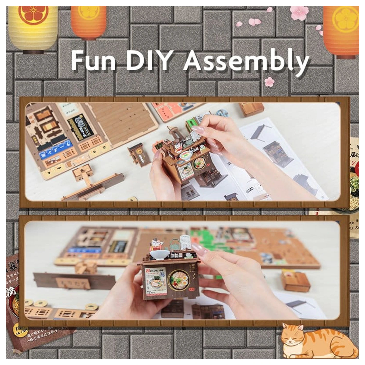 Miniature House Model Kit Morita-Ya 21 x 16 cm   product photo