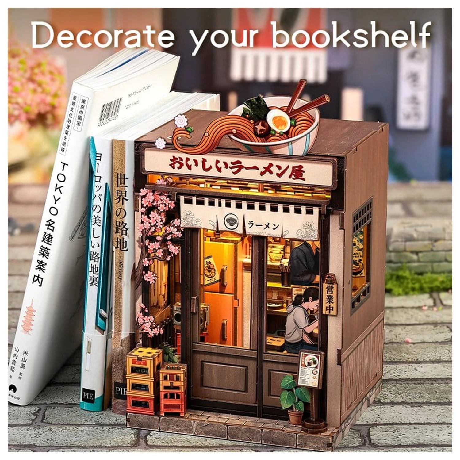 Miniature House Model Kit Oishii Kyoto 22 x 13 cm   product photo