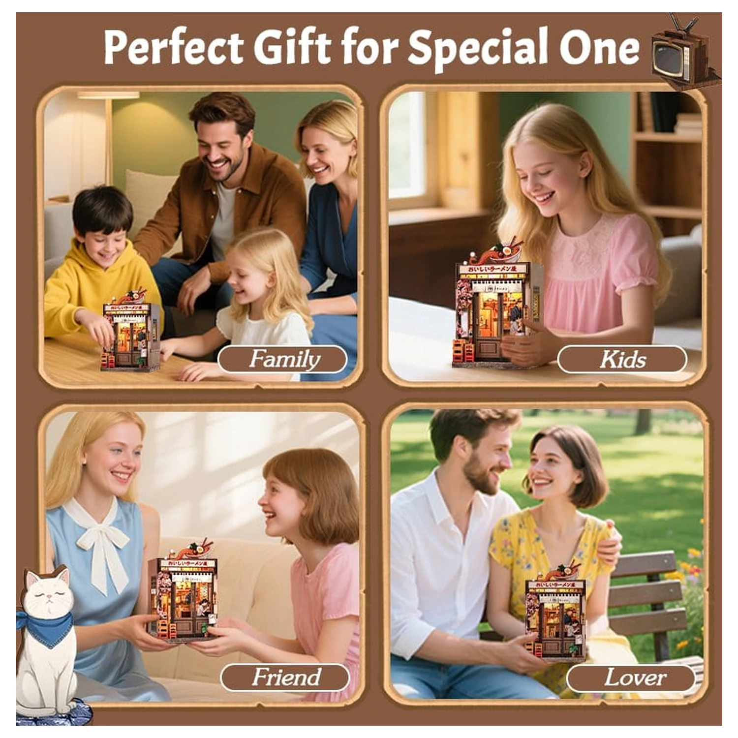 Miniature House Model Kit Oishii Kyoto 22 x 13 cm   product photo