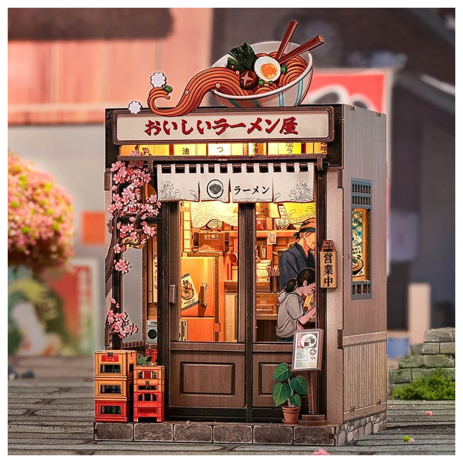 Miniature House Model Kit Oishii Kyoto 22 x 13 cm   product photo