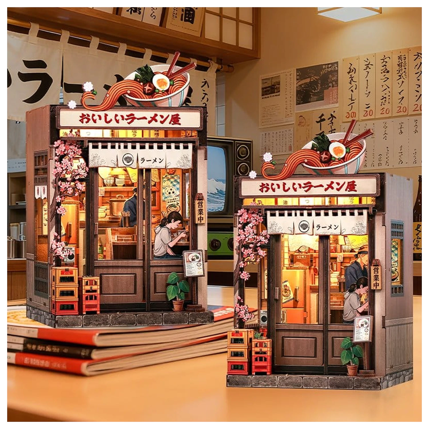 Miniature House Model Kit Oishii Kyoto 22 x 13 cm   product photo