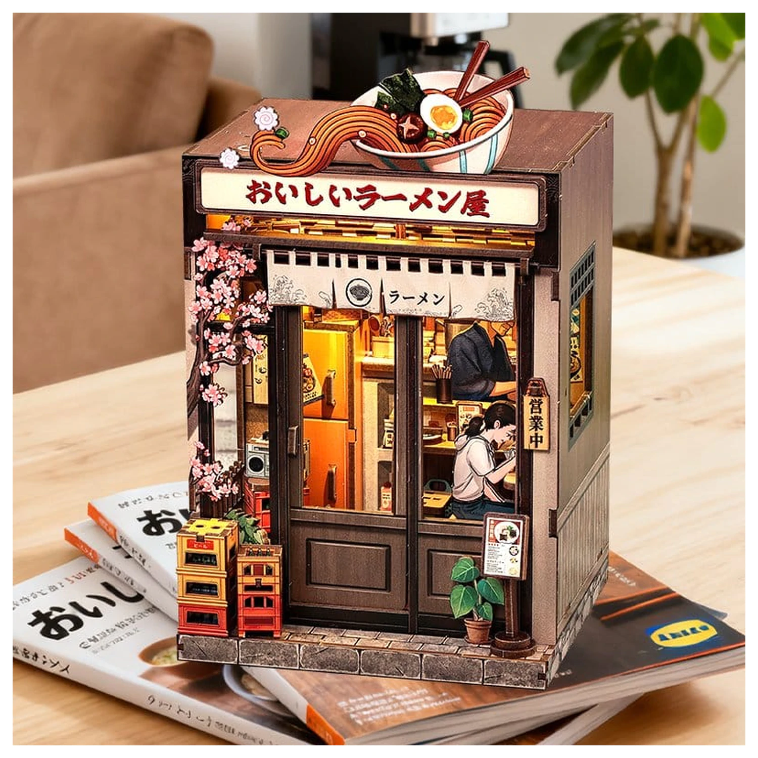 Miniature House Model Kit Oishii Kyoto 22 x 13 cm   product photo