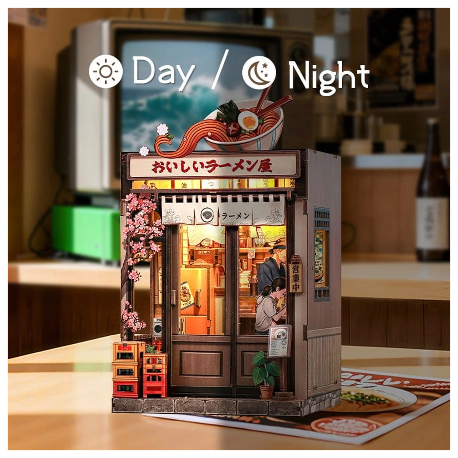 Miniature House Model Kit Oishii Kyoto 22 x 13 cm   product photo