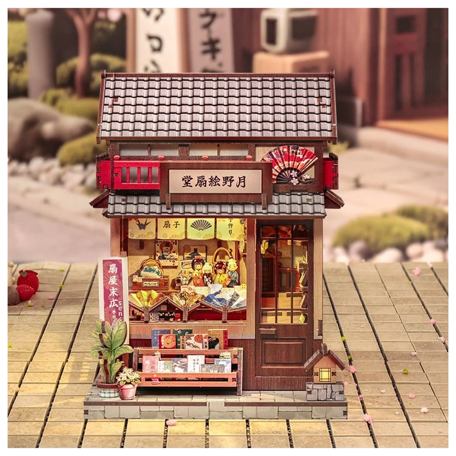 Miniature House Model Kit Tsukino Eogi-dou 19 x 14 cm   product photo