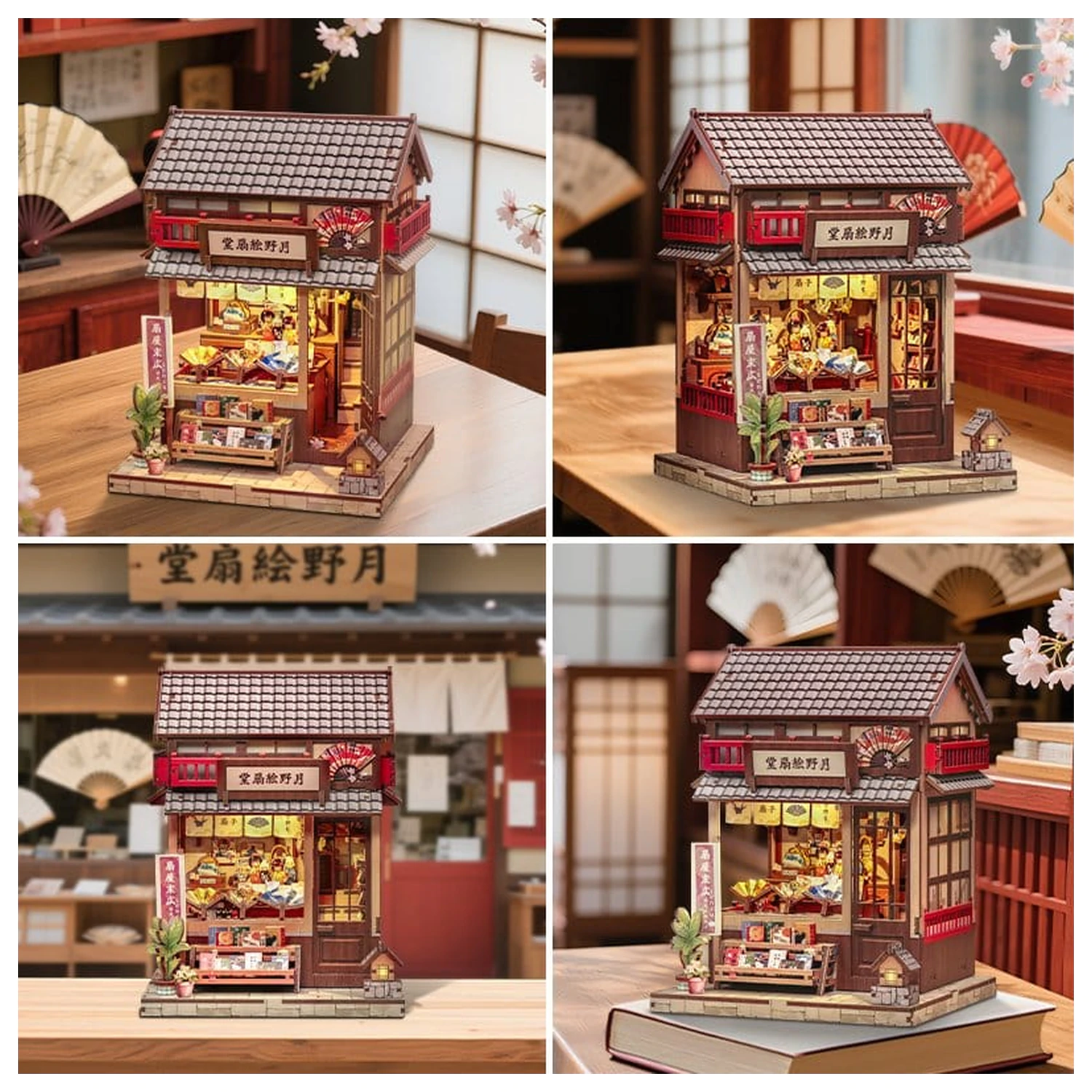 Miniature House Model Kit Tsukino Eogi-dou 19 x 14 cm   product photo