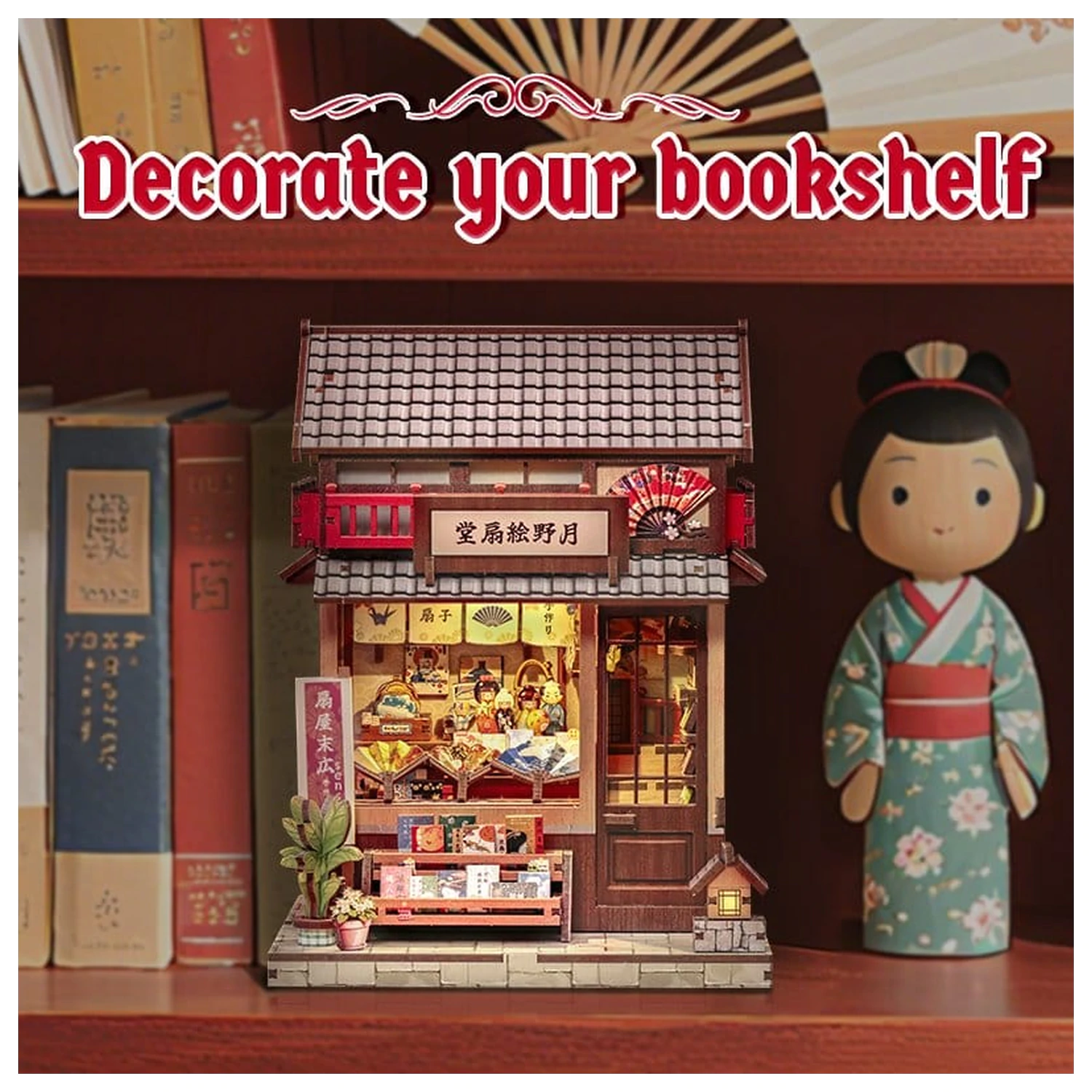 Miniature House Model Kit Tsukino Eogi-dou 19 x 14 cm   product photo