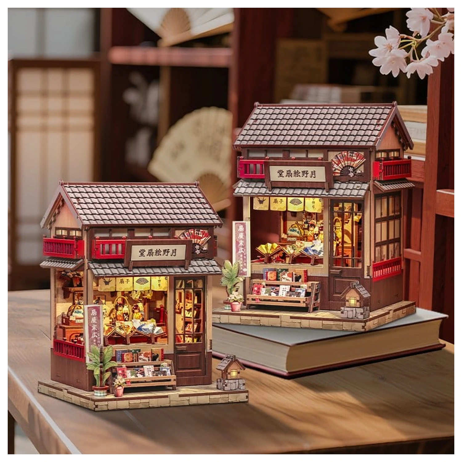 Miniature House Model Kit Tsukino Eogi-dou 19 x 14 cm   product photo