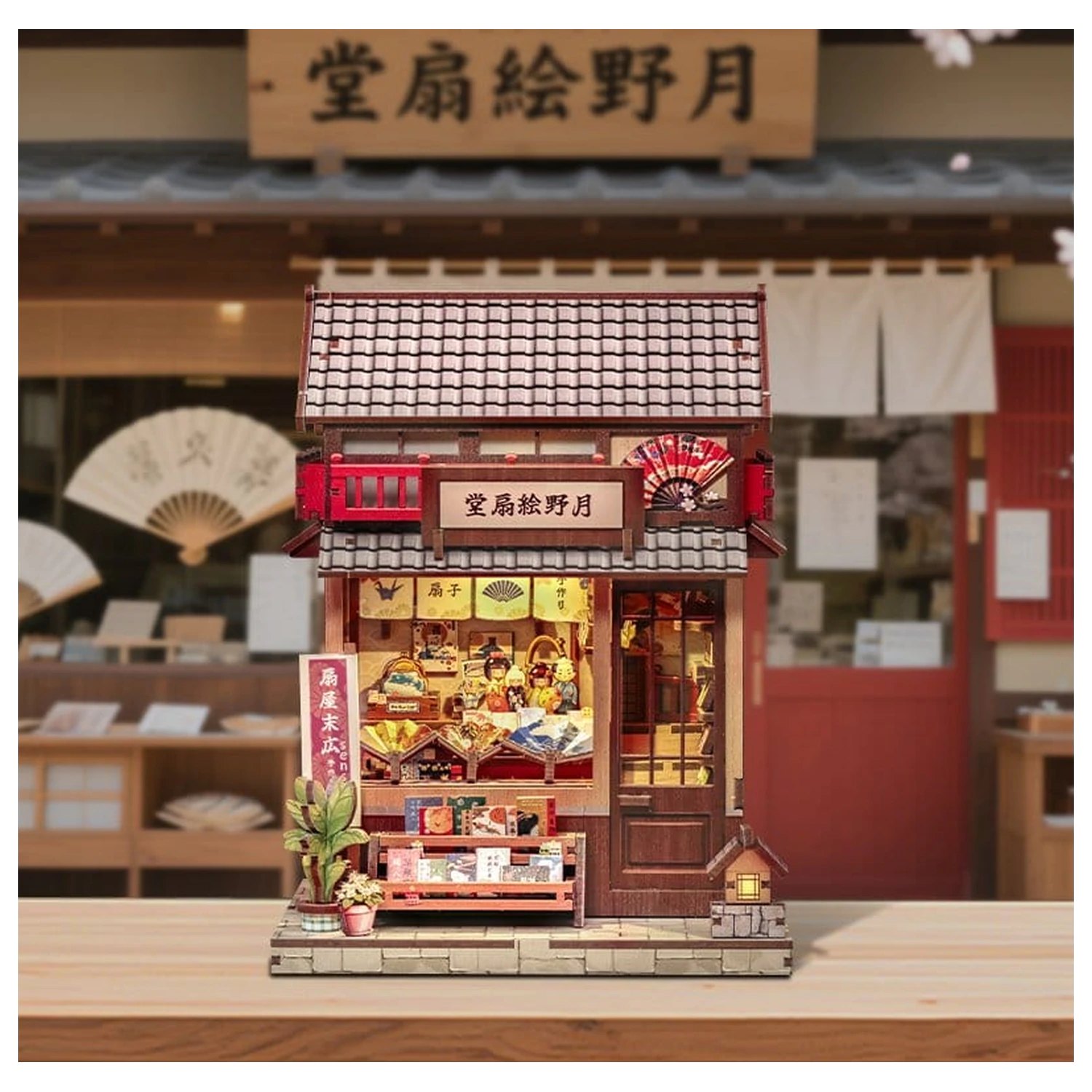 Miniature House Model Kit Tsukino Eogi-dou 19 x 14 cm   product photo