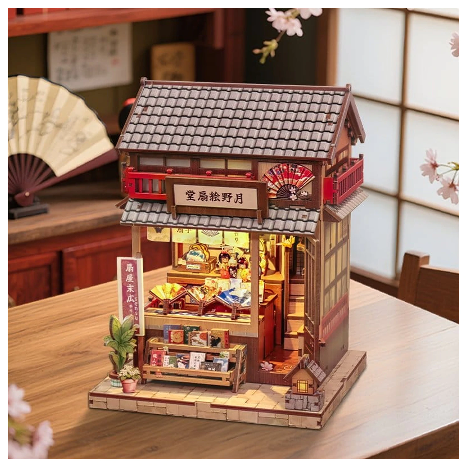 Miniature House Model Kit Tsukino Eogi-dou 19 x 14 cm   product photo