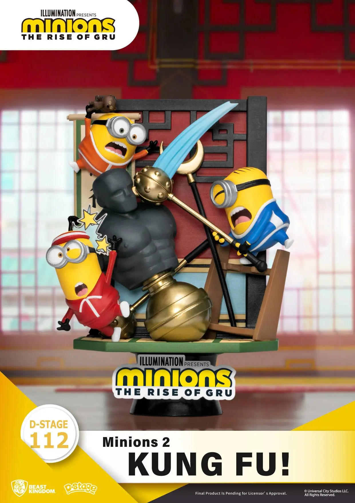 Minions 2 D-Stage PVC Diorama Kung Fu! 15 cm termékfotó