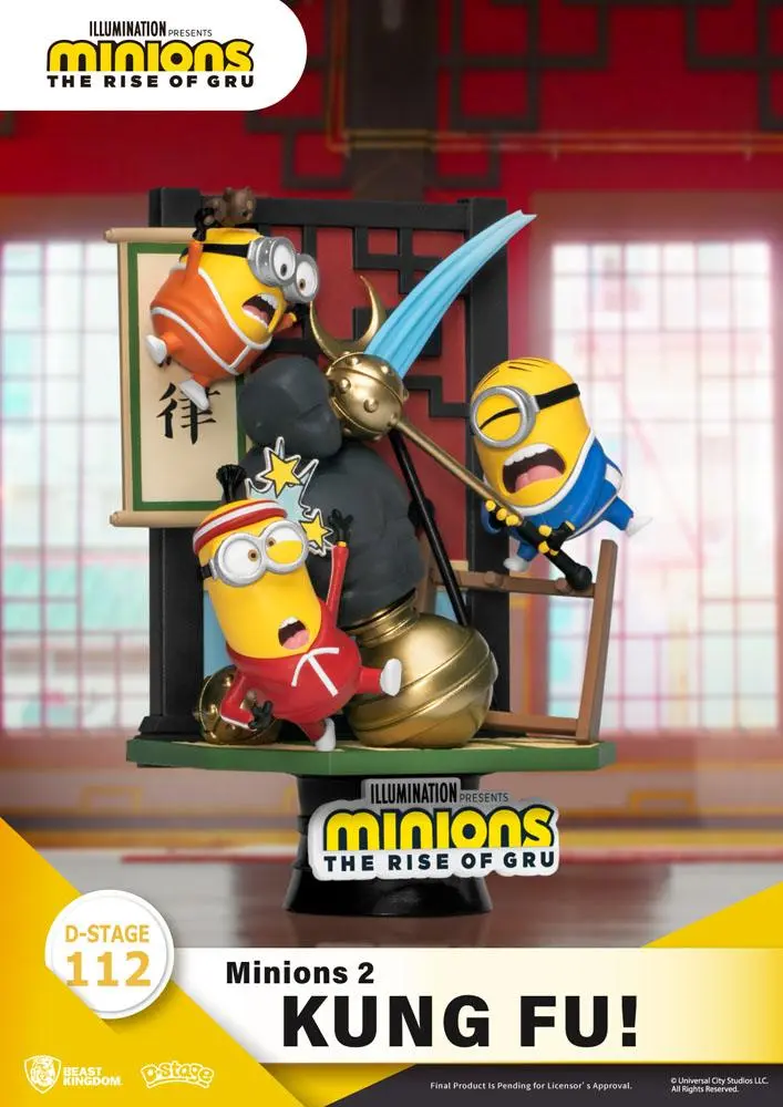 Minions 2 D-Stage PVC Diorama Kung Fu! 15 cm termékfotó