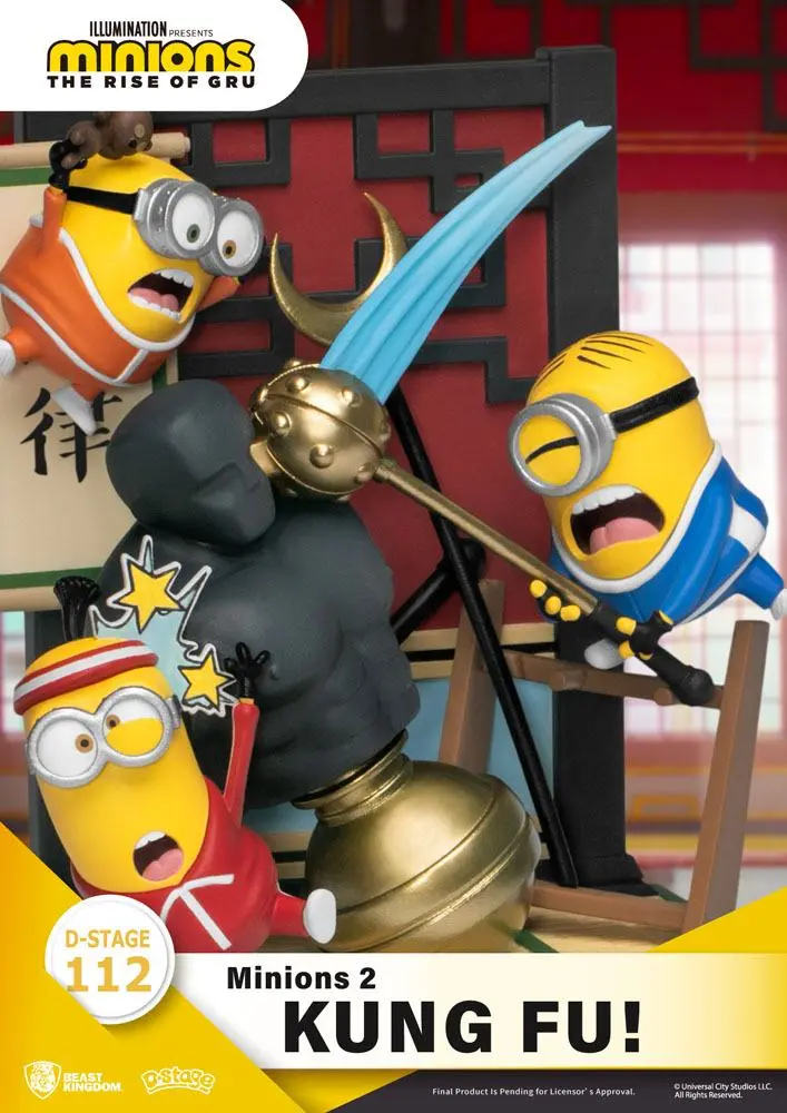 Minions 2 D-Stage PVC Diorama Kung Fu! 15 cm termékfotó