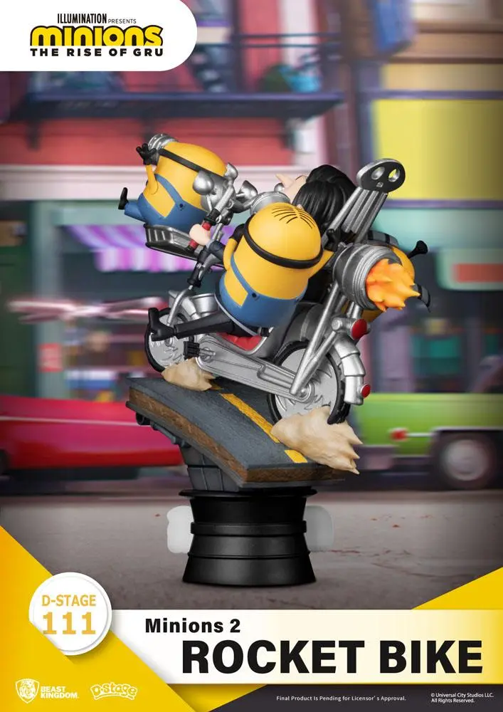 Minions 2 D-Stage PVC Diorama Rocket Bike 15 cm termékfotó