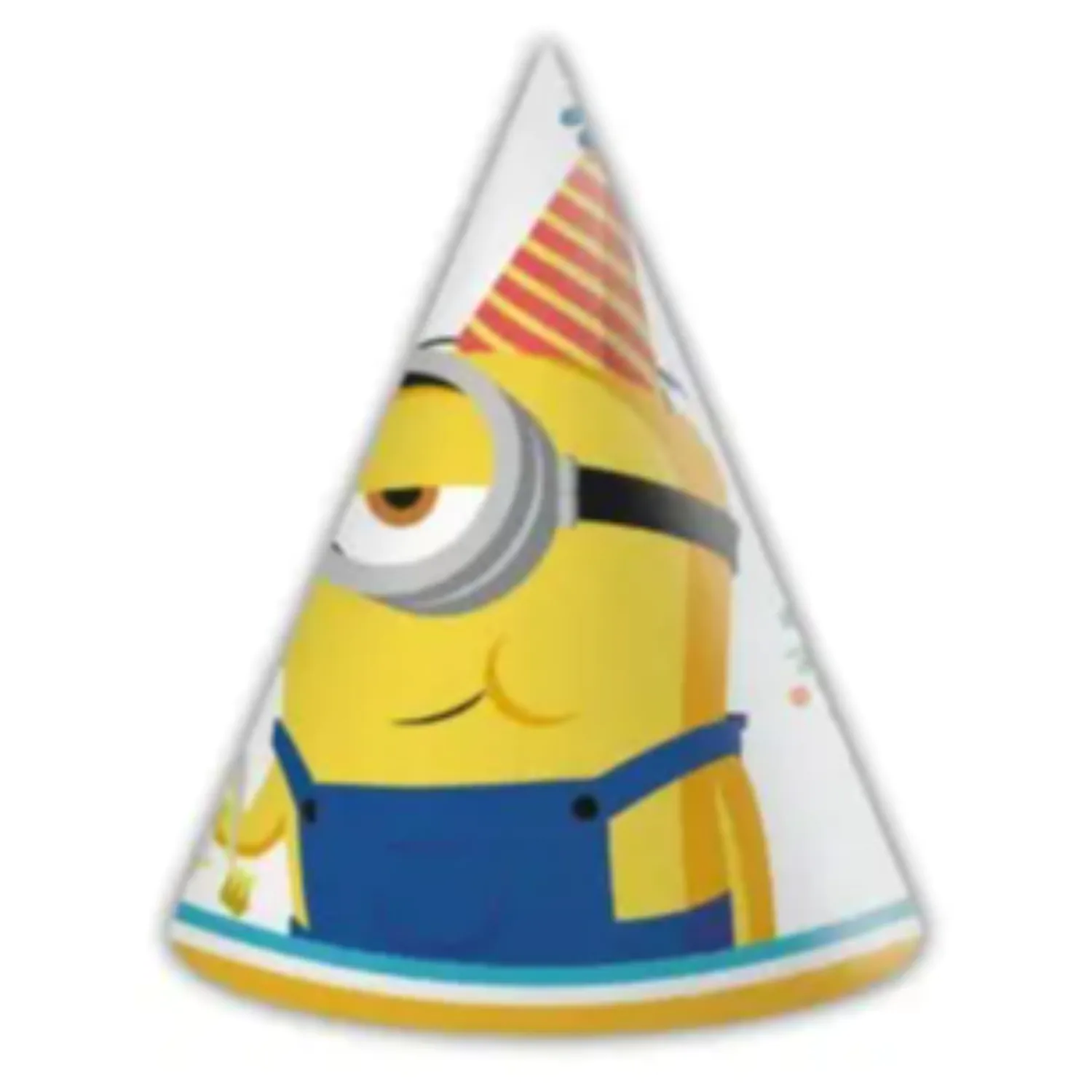 Minions 2 The Rise of Gru, Minions Party Hat, Cone 6-piece FSC product photo
