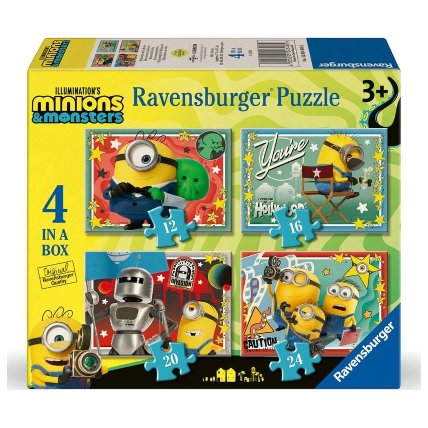 Minions 3 puzzle 12-16-20-24pcs product photo