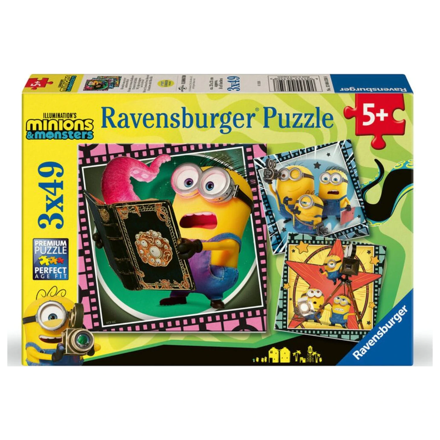 Minions 3 puzzle 3x49pcs product photo