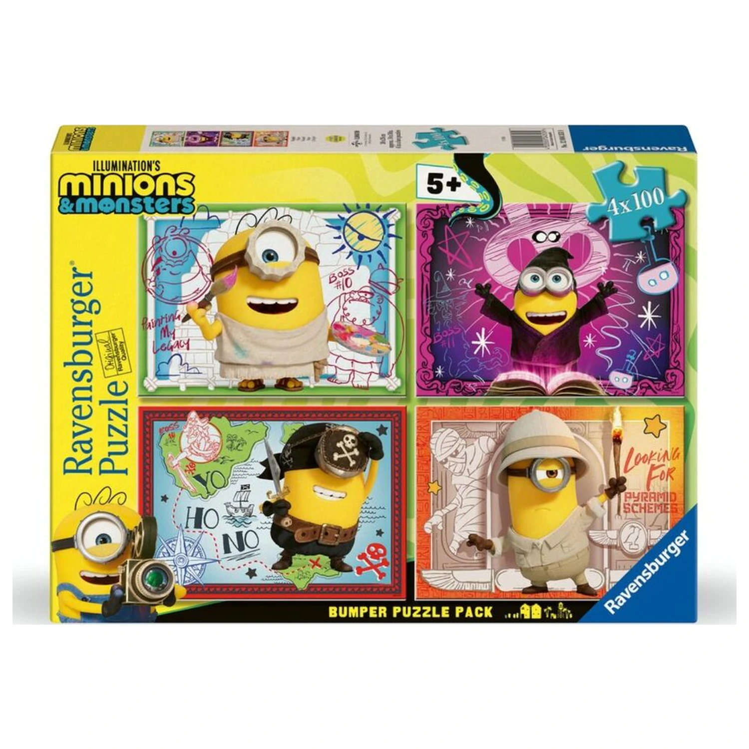 Minions 3 puzzle 4x100pcs product photo