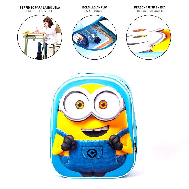 Minions 3D backpack 31cm product photo