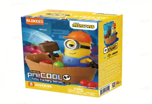 Minions Blokees PreCool Jelly Factory Series 1 Plastic Model Kit 03 Stuart the Jelly maker product photo