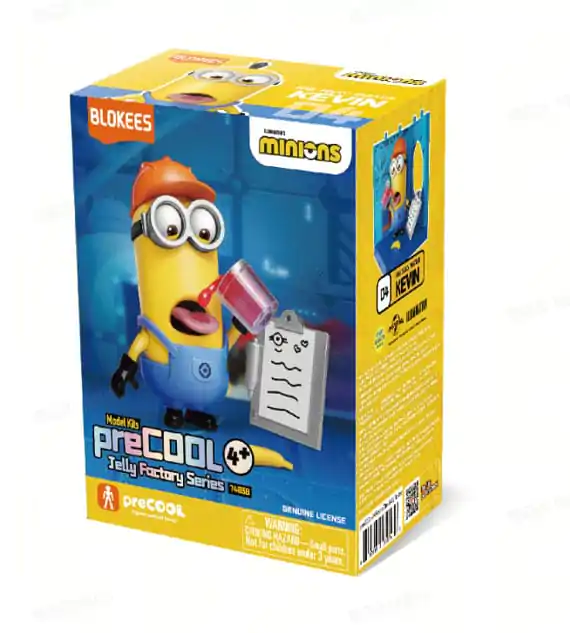 Minions Blokees PreCool Jelly Factory Series 1 Plastic Model Kit 04 Kevin the Jelly Taster product photo
