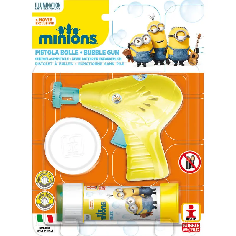 Minions bubble gun + bottle bubbles product photo