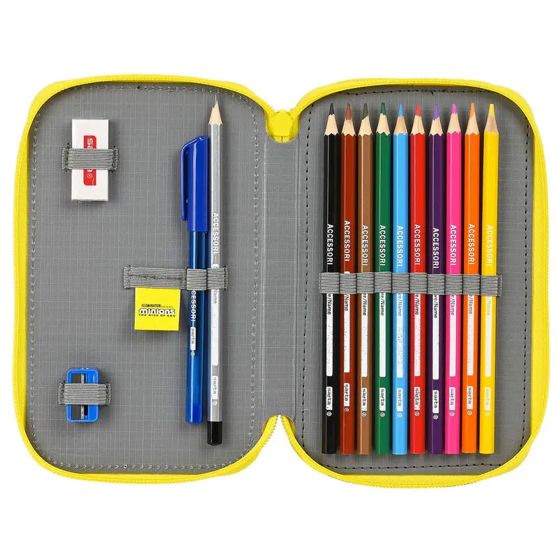 Minions double pencil case 28pcs product photo