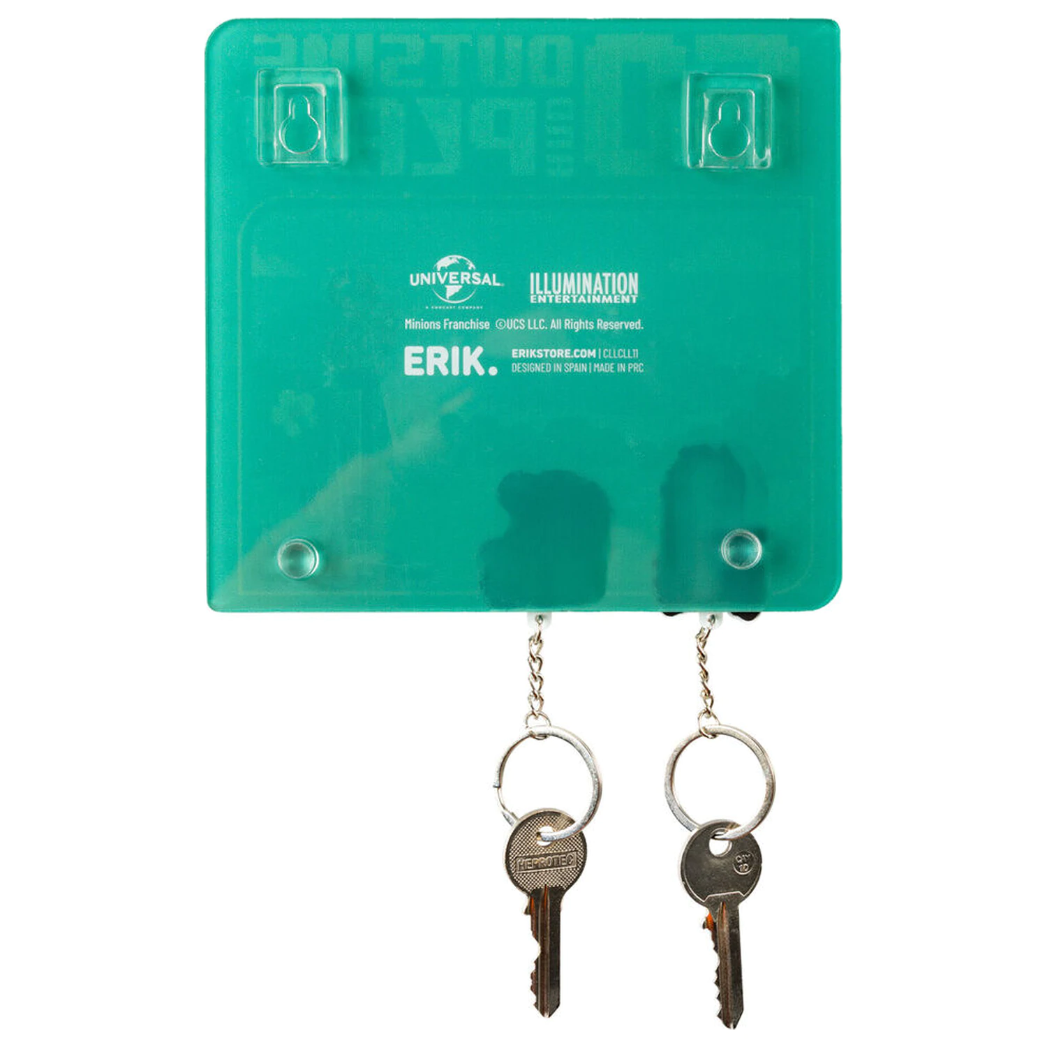 Minions key hanger with keyring product photo