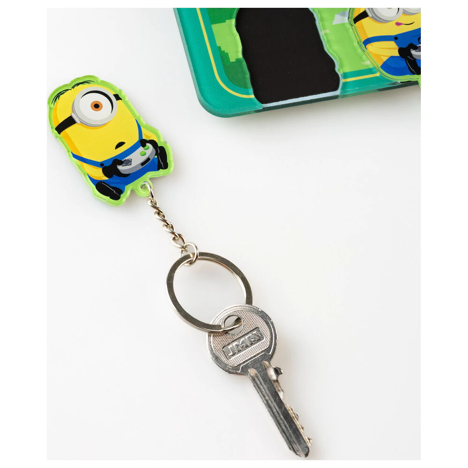 Minions key hanger with keyring product photo