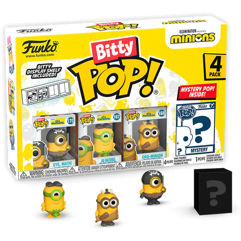 Minions Bitty POP! Vinyl Figure 4-Pack Eye Matie 2,5 cm product photo