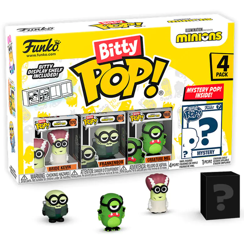 Minions Bitty Funko POP! Vinyl Figure 4-Pack Frankenbob 2,5 cm product photo