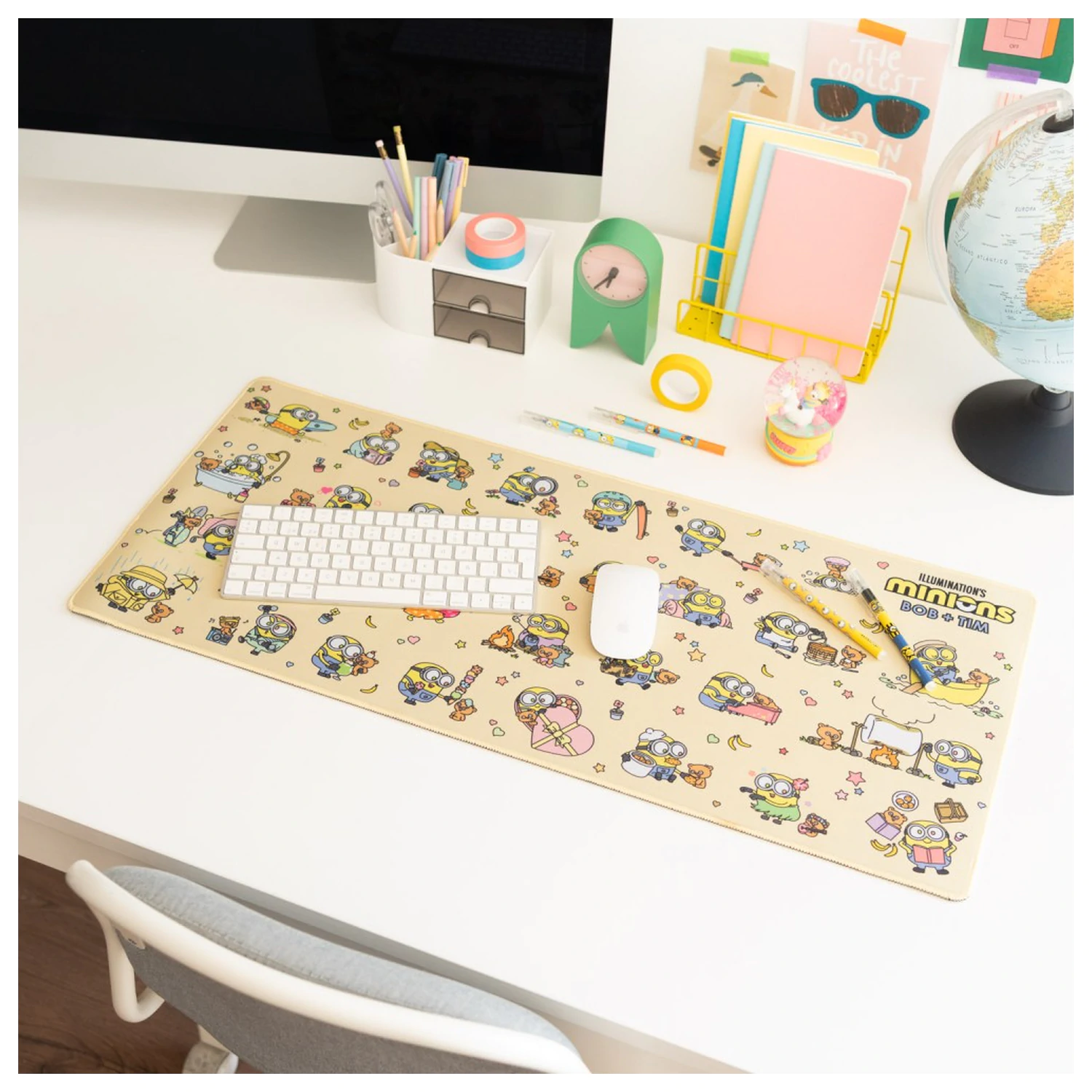Minions gaming desk mat product photo