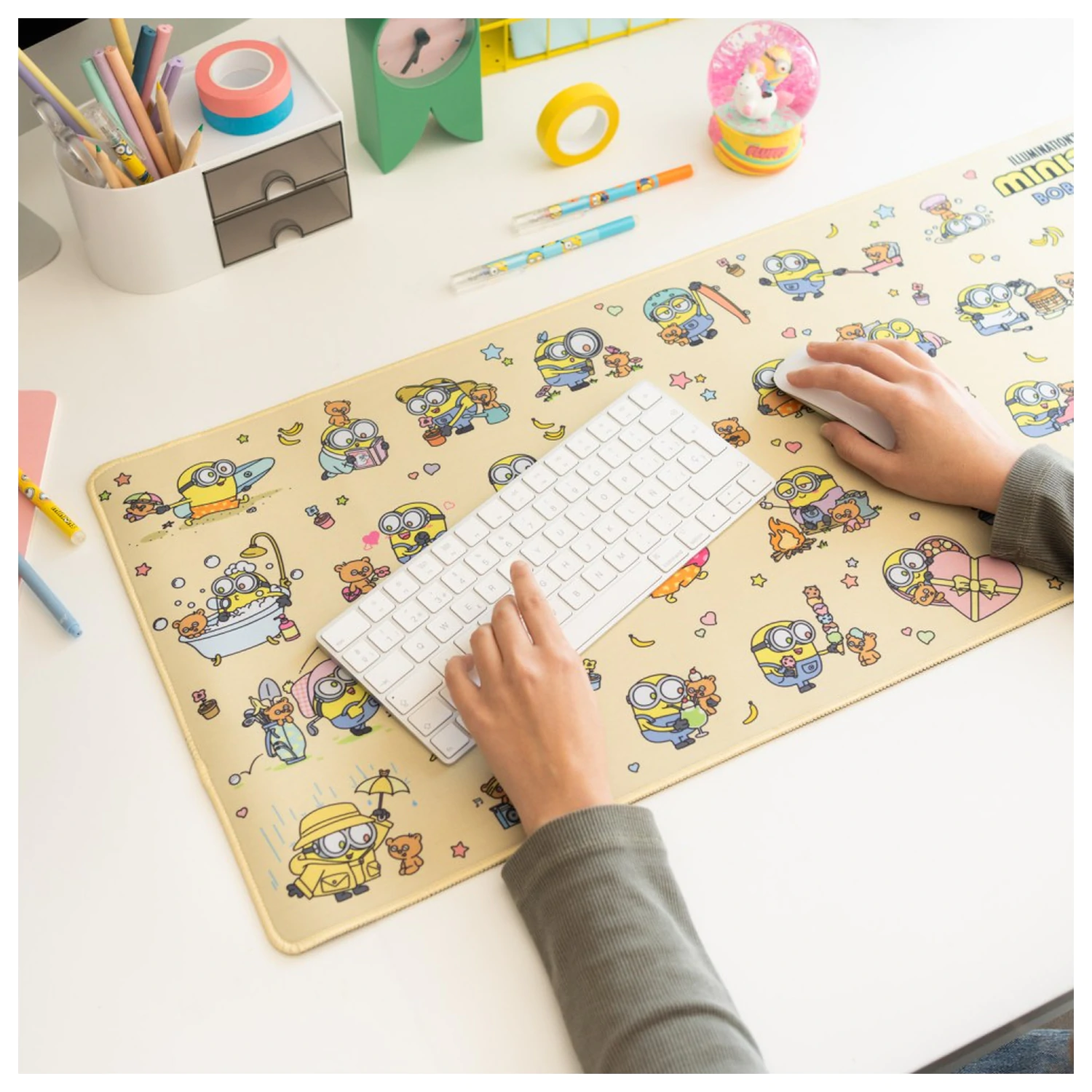 Minions gaming desk mat product photo