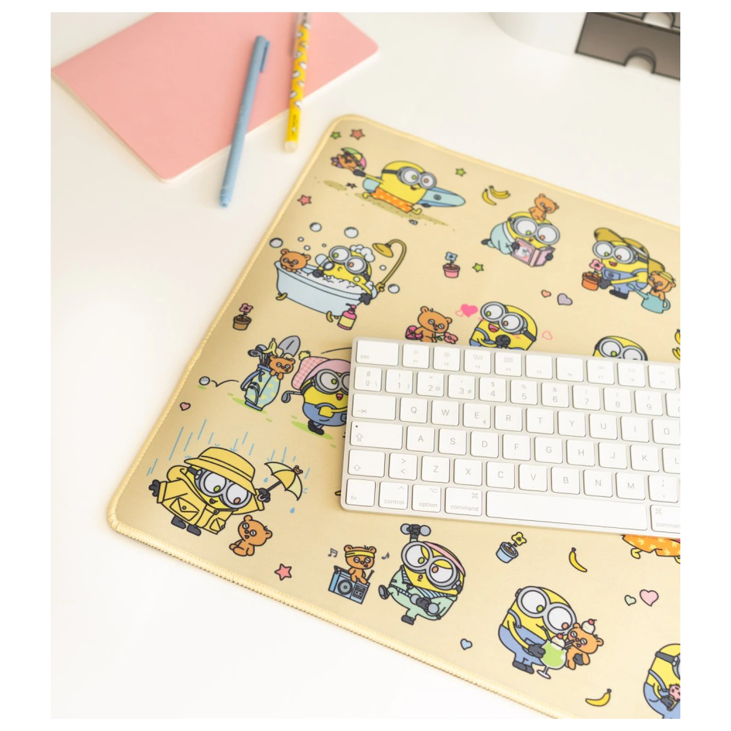 Minions gaming desk mat product photo