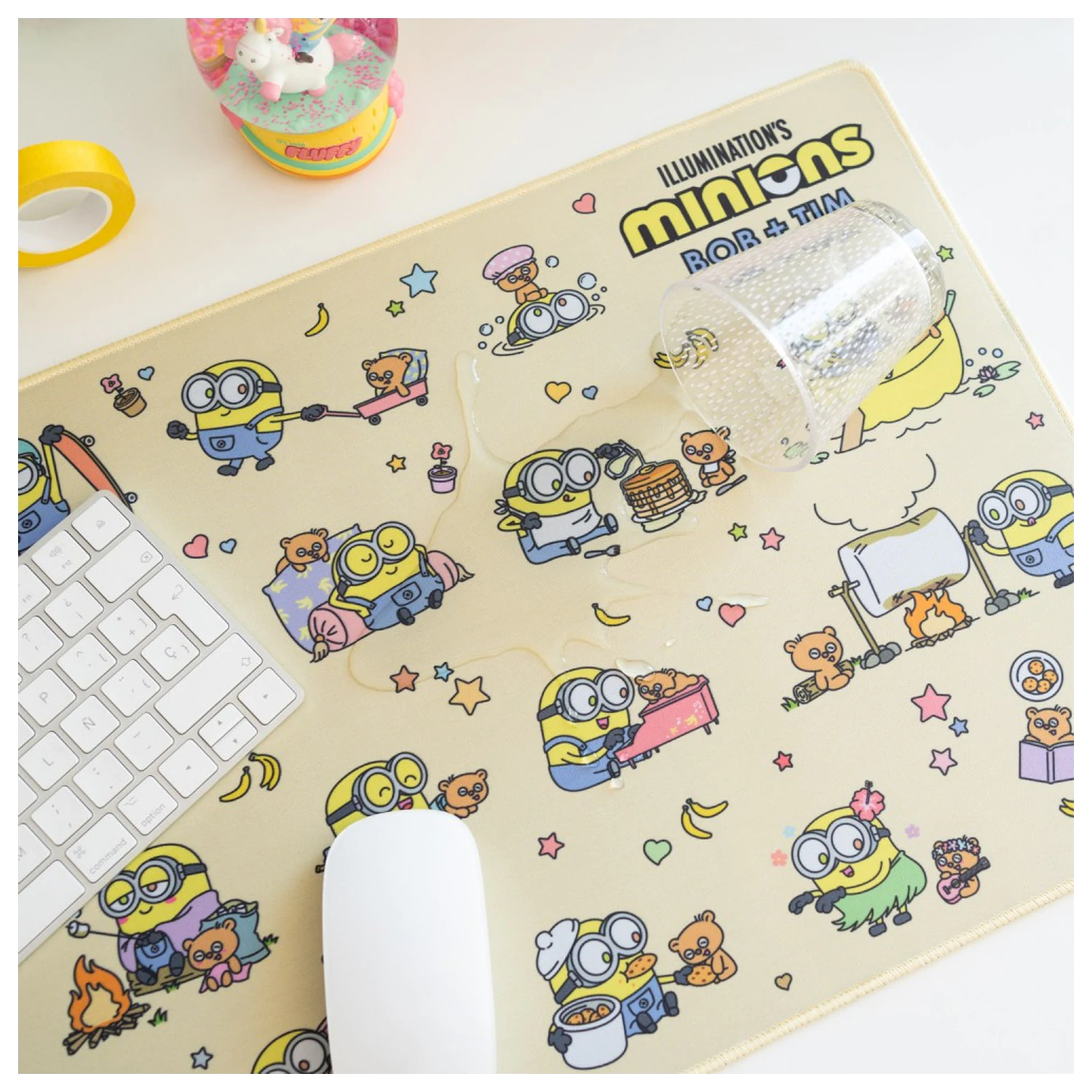 Minions gaming desk mat product photo