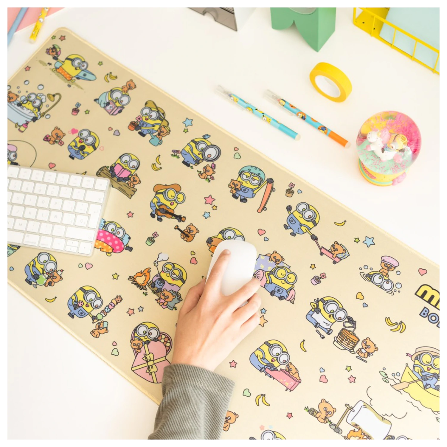 Minions gaming desk mat product photo