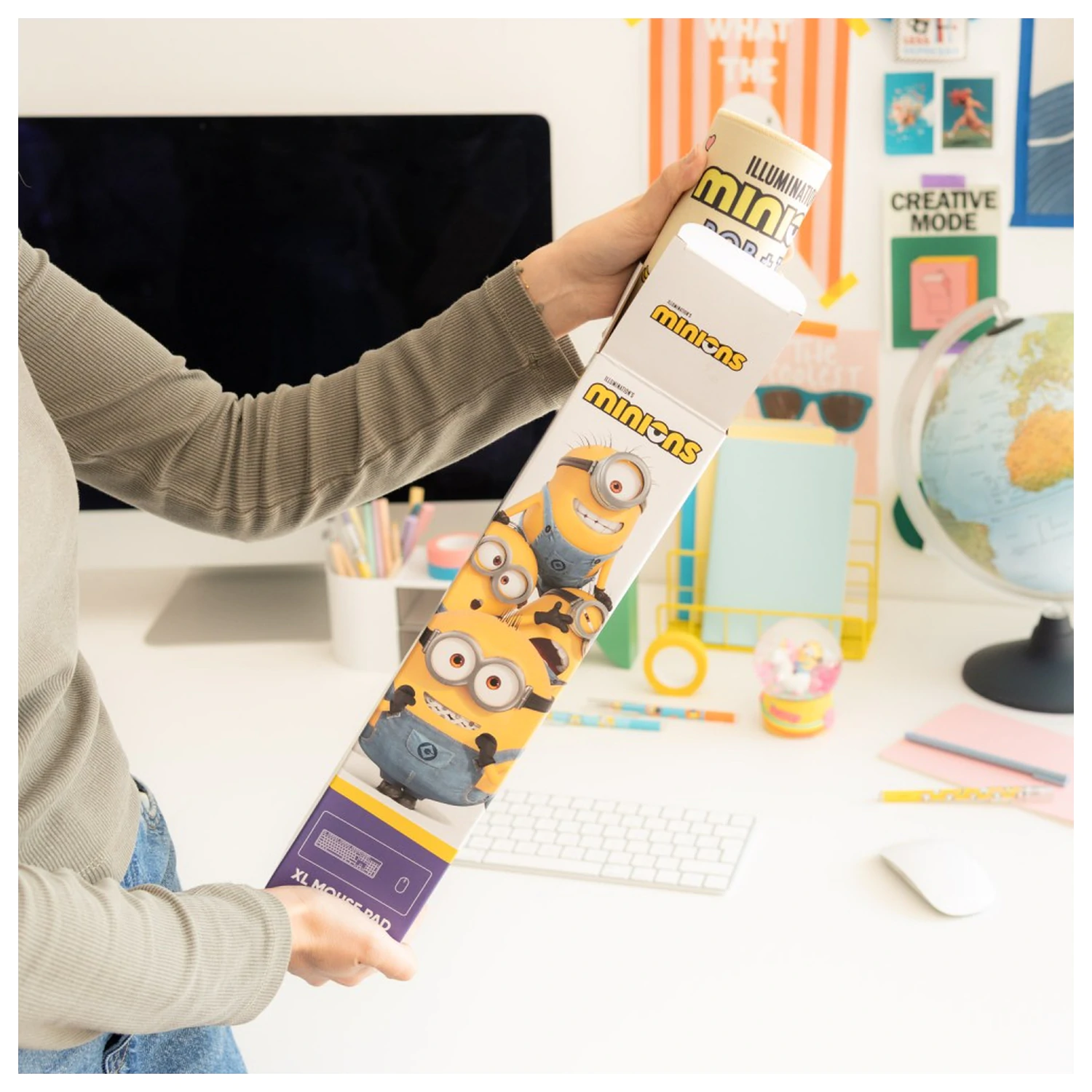 Minions gaming desk mat product photo