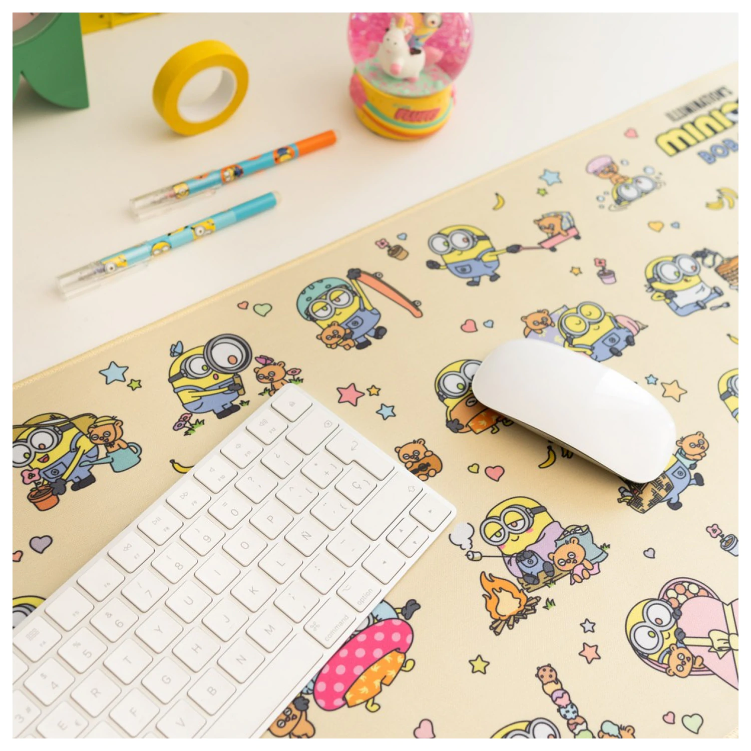 Minions gaming desk mat product photo