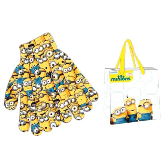 Minions gloves + bag product photo