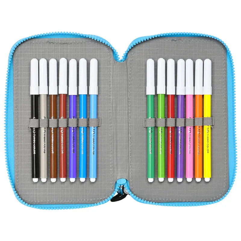 Minions Minionstatic double pencil case 28pcs product photo