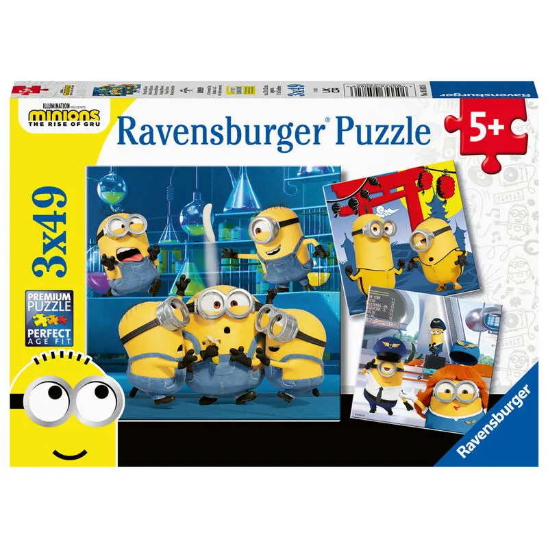 Minions puzzle 3x49pcs product photo