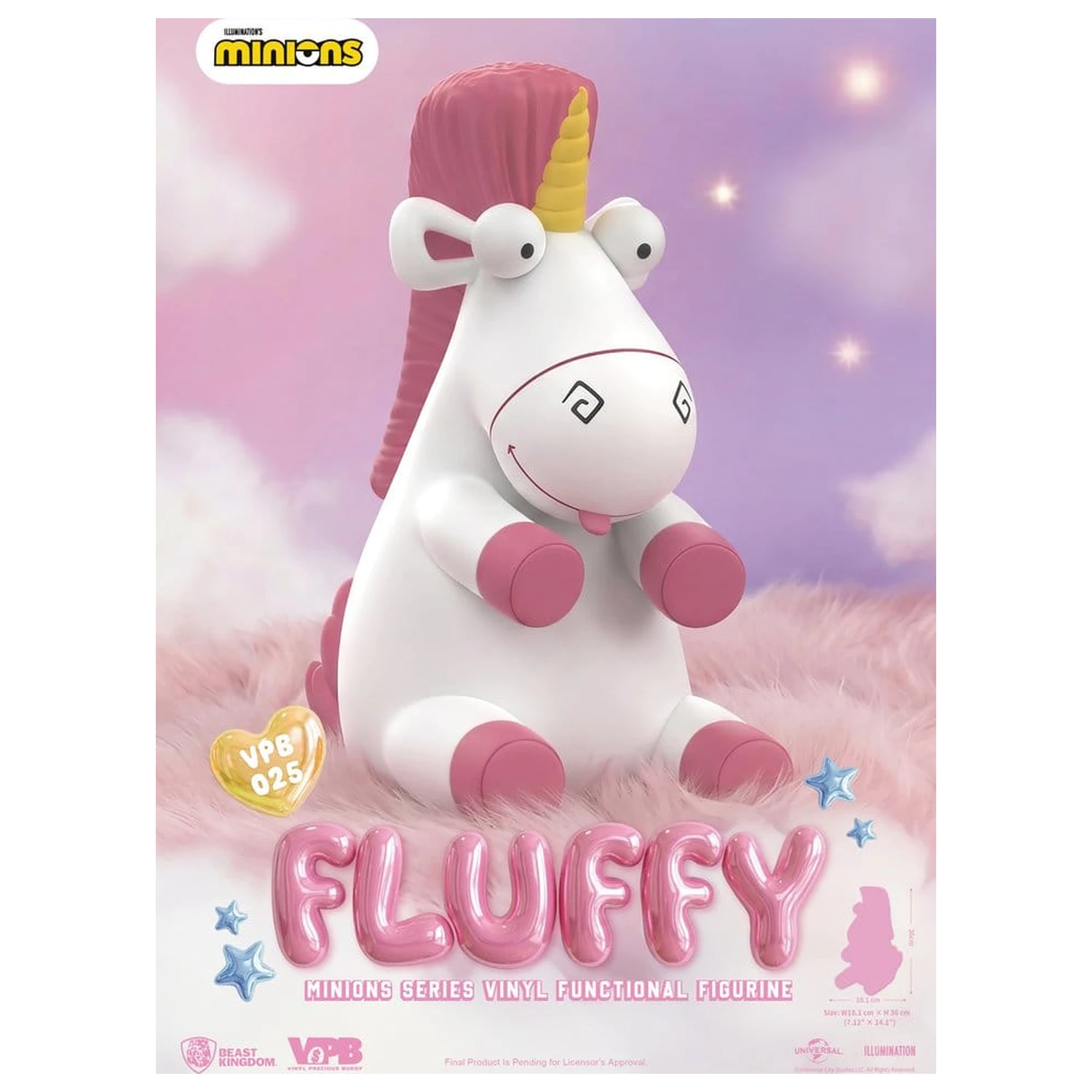 Minions Vinyl Bank Series Fluffy 36 cm product photo