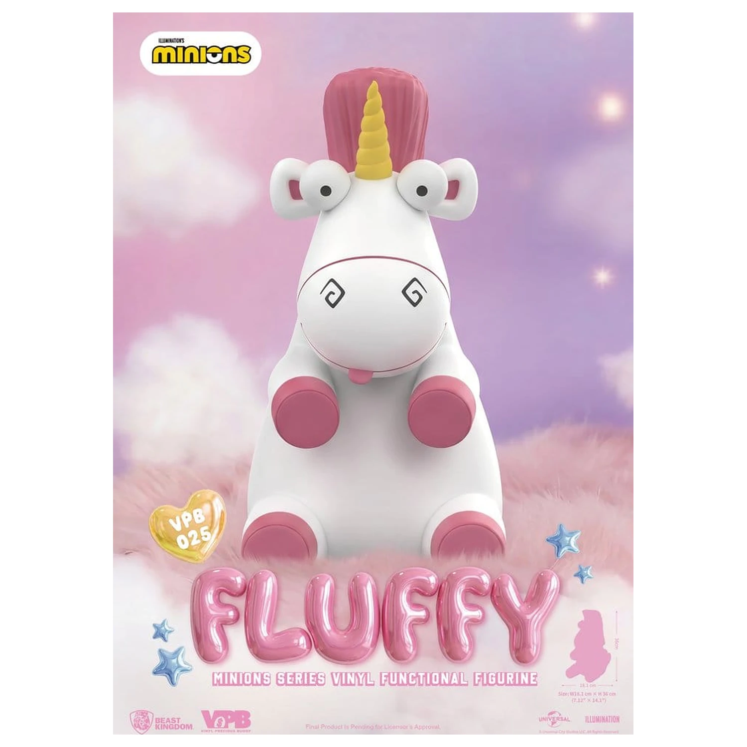 Minions Vinyl Bank Series Fluffy 36 cm product photo
