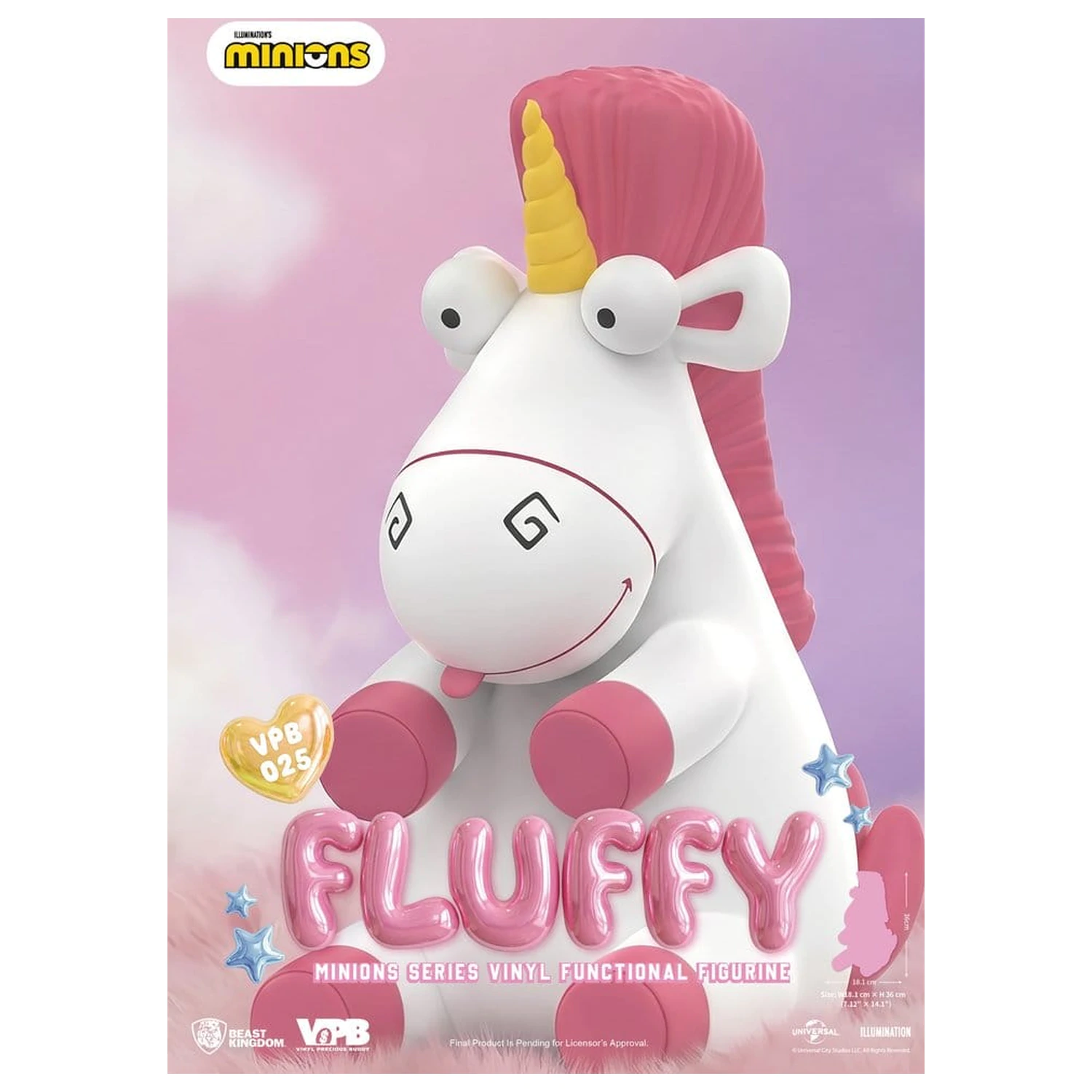 Minions Vinyl Bank Series Fluffy 36 cm product photo