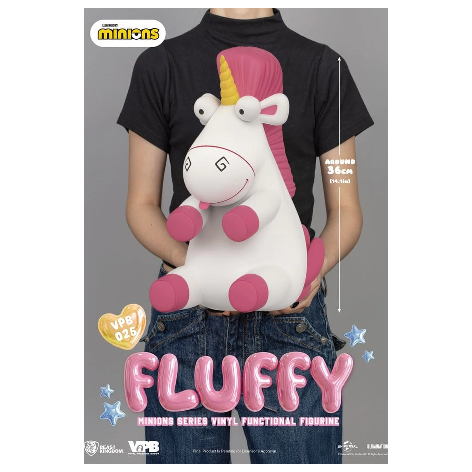 Minions Vinyl Bank Series Fluffy 36 cm product photo